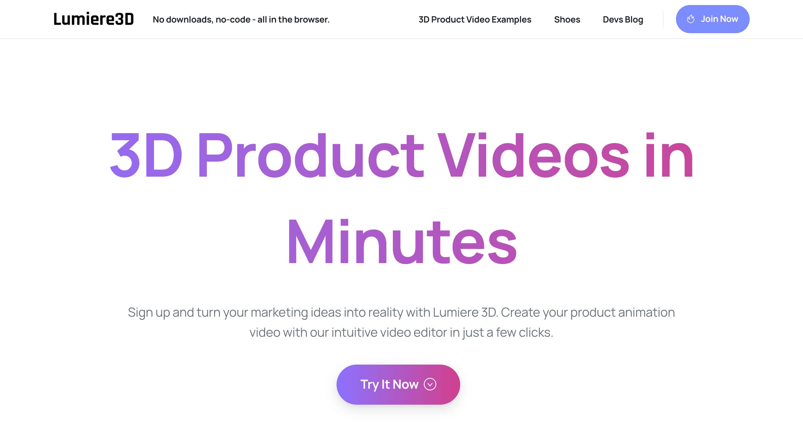Lumiere AI: AI Generated 3D Product Videos