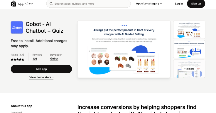 Gobot AI Chatbot and Quiz