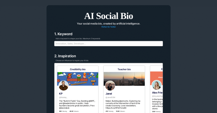 AI Social Bio