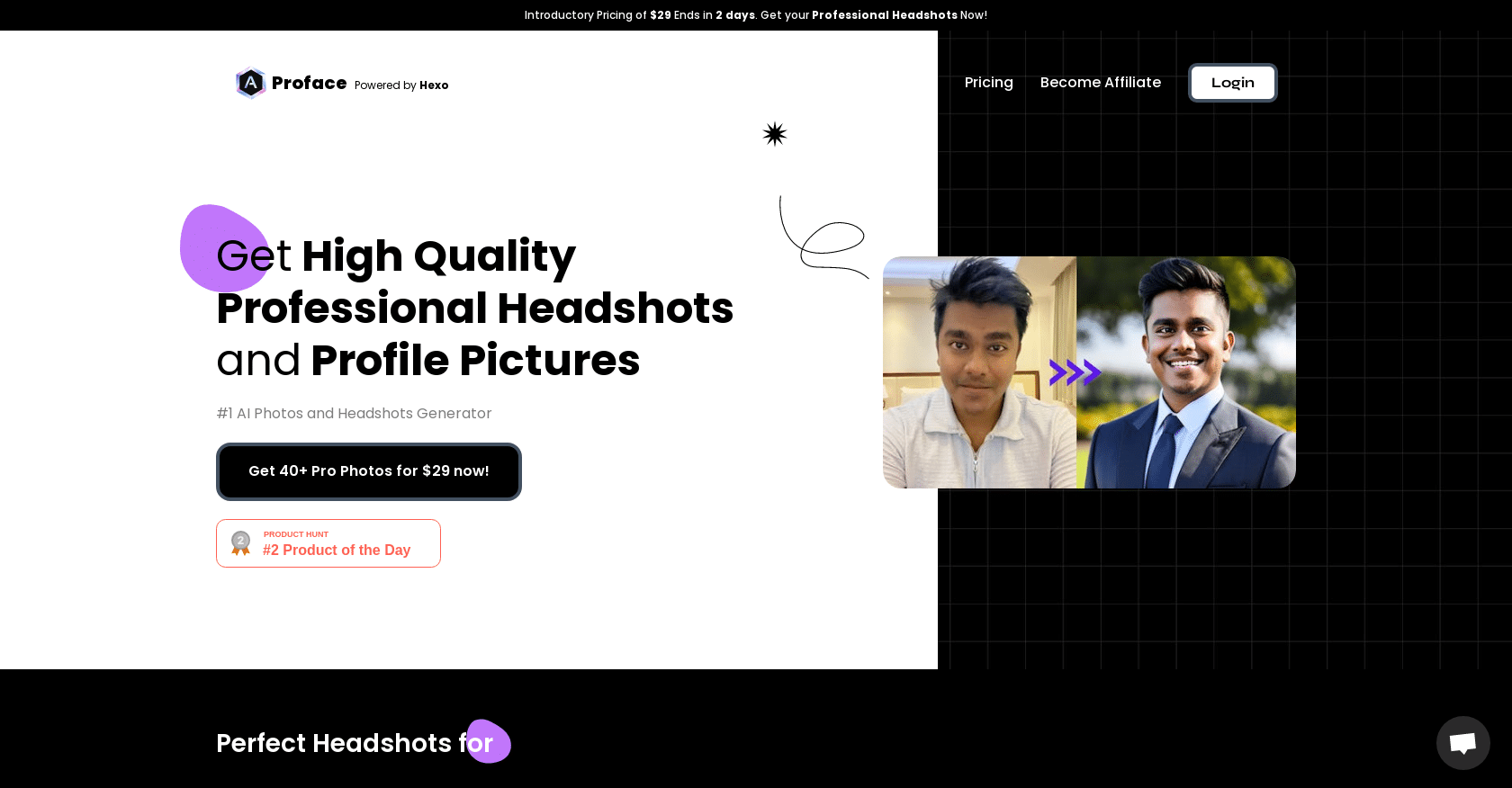 Proface AI: Headshots Generator