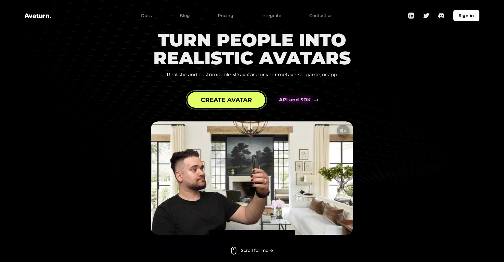 Avaturn: Realistic AI Avatar 3D Creator