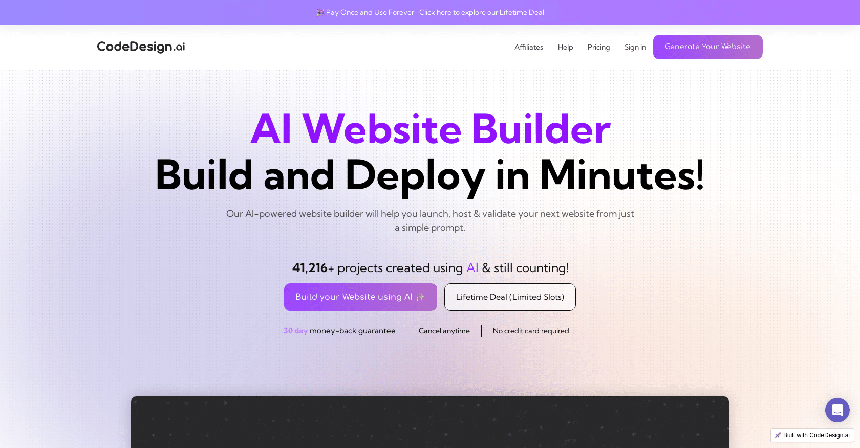 Codedesign AI Website Builder