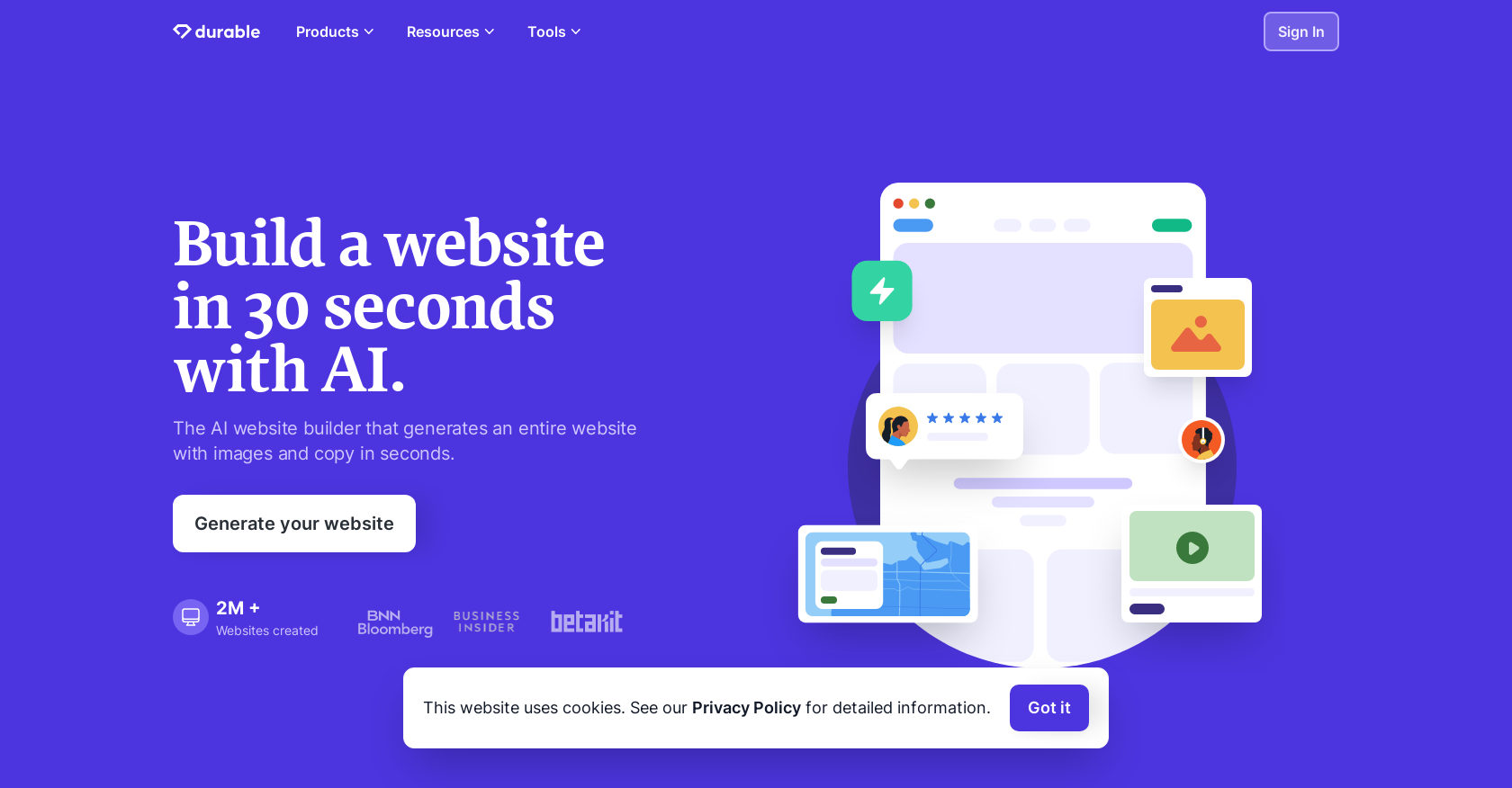 Durable best ai tools