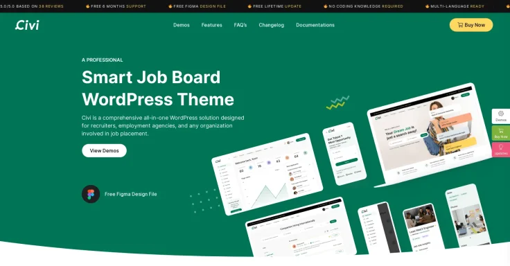 Civi Job Board WordPress
