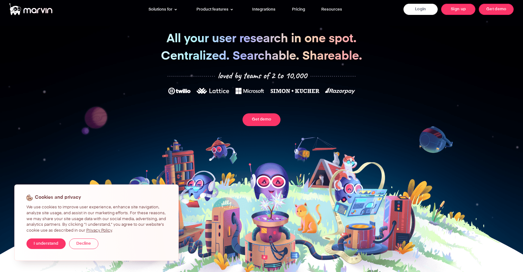 HeyMarvin: UX Research Repository Tool