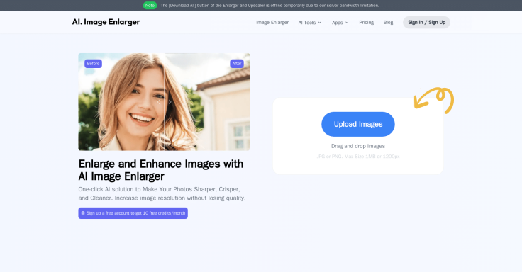 ImgLarger AI Image Enlarger