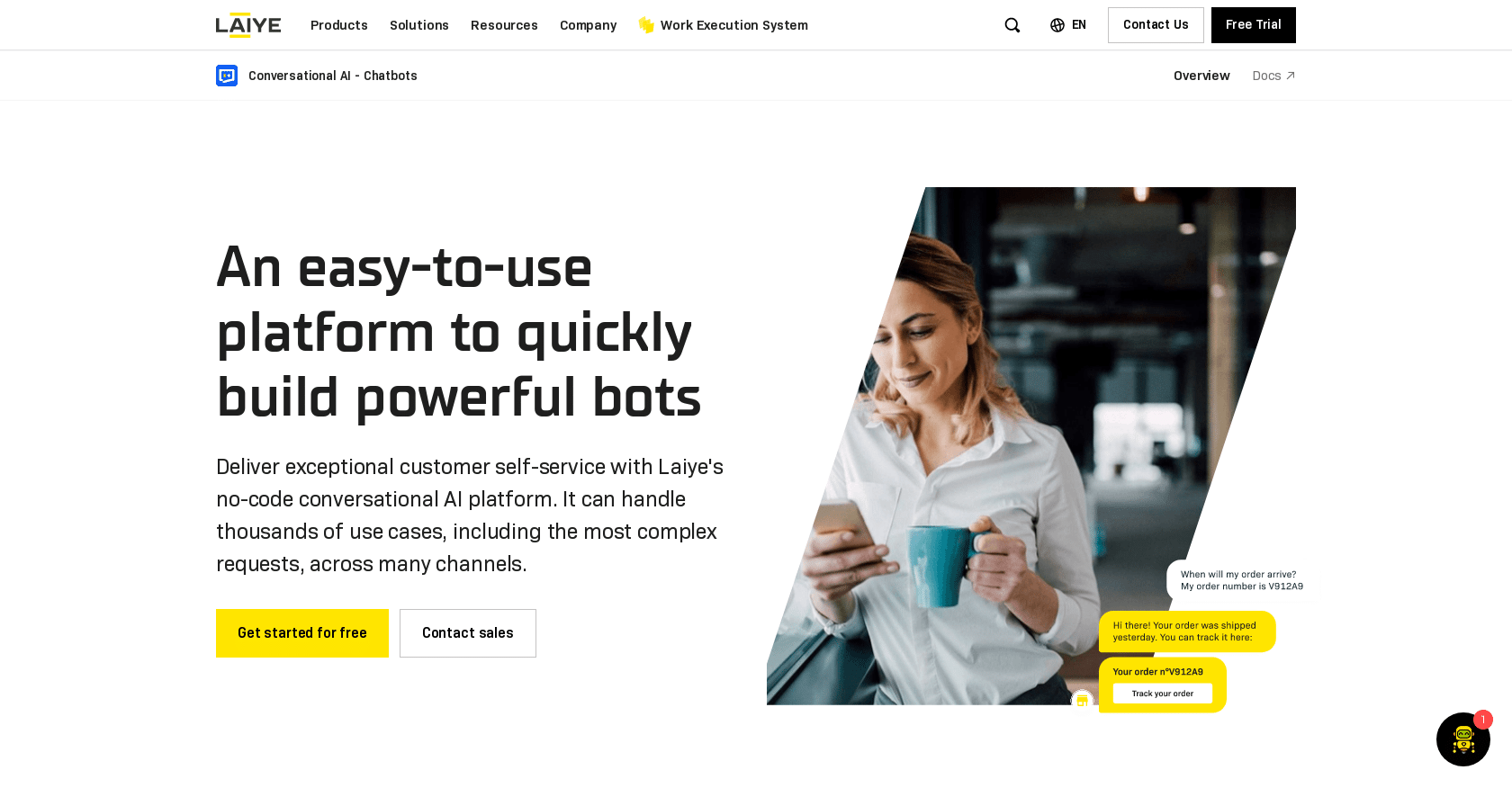 Laiye Conversational AI Chatbot