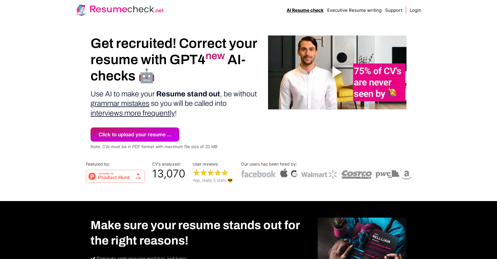 ResumeCheck: AI-Powered Resume Enhancement
