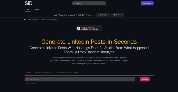 Linkedin Posts Generator