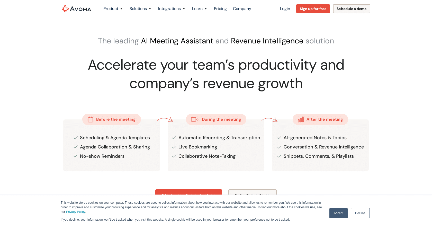 Avoma: AI Meeting Assistant Tool