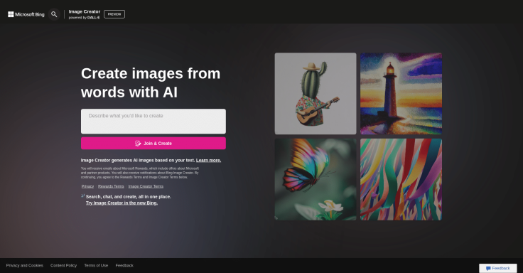 Bing Image Creator AI
