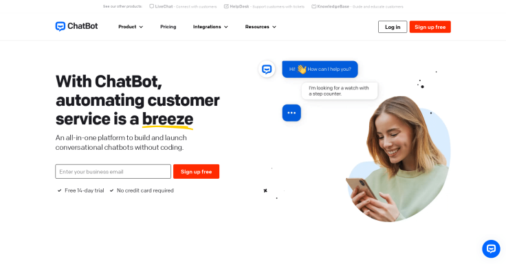 Chatbot by LiveChat