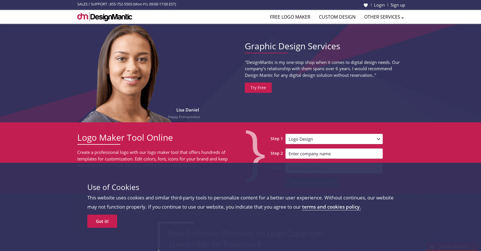 Designmantic graphic design software tool