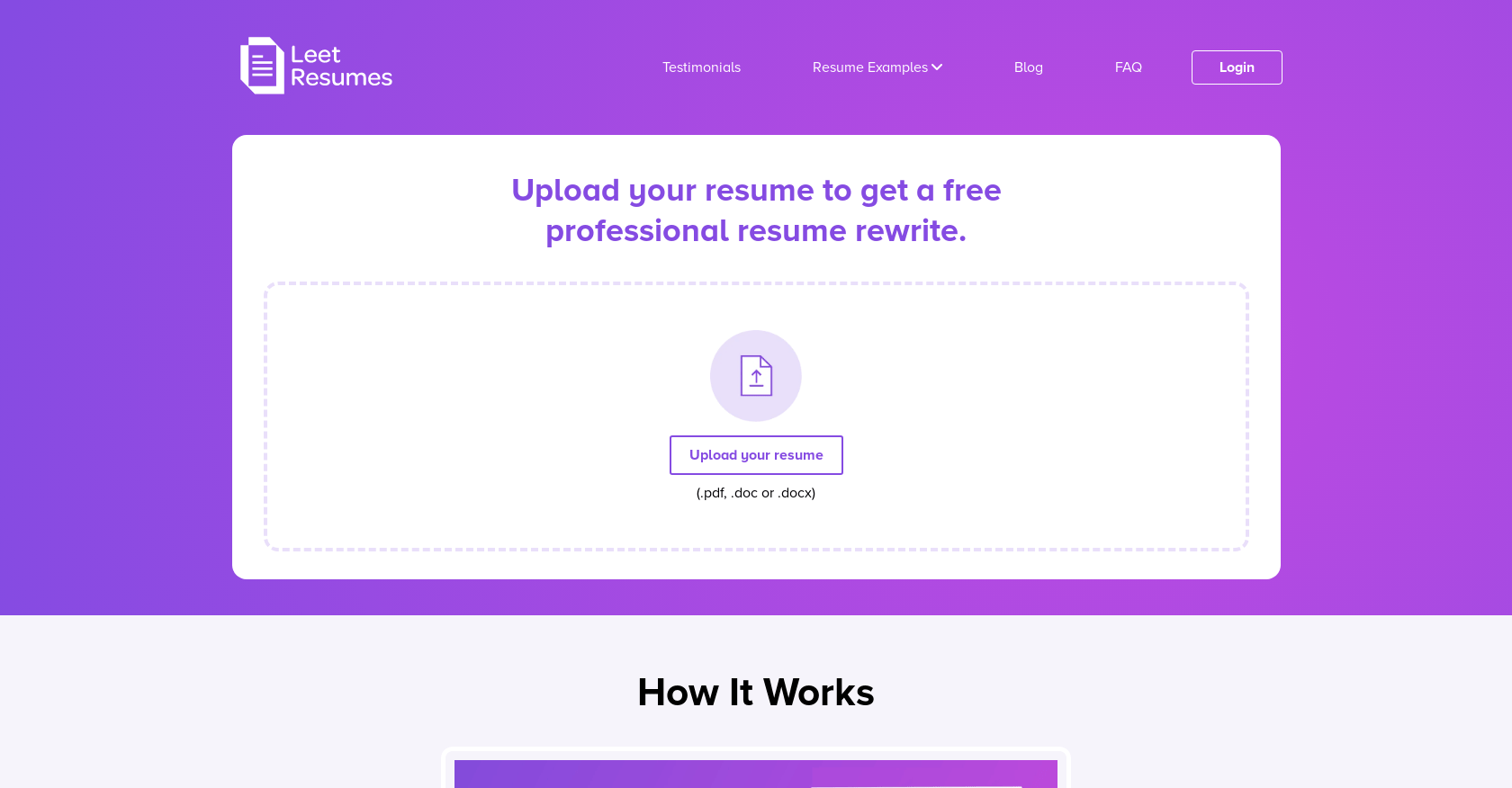 Leet Resumes: Free AI Resume Writing