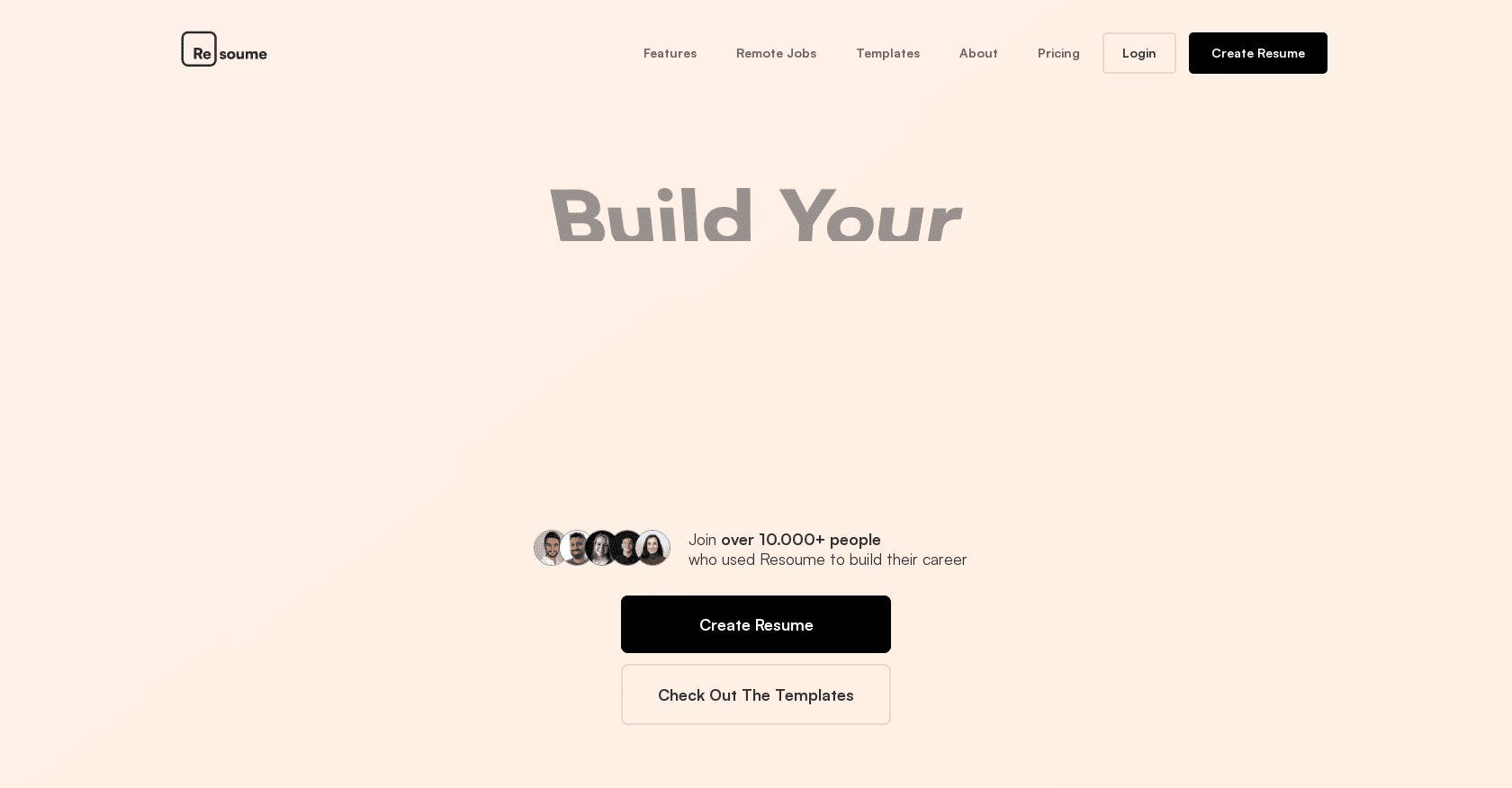 Resoume: Resume Creation Tool