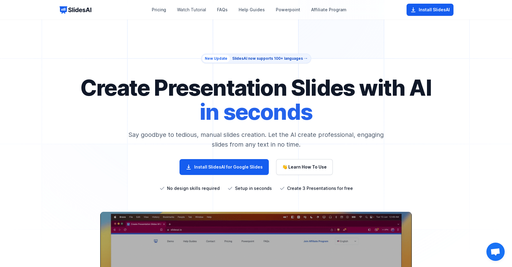 SlidesAI: Free AI Presentation Maker