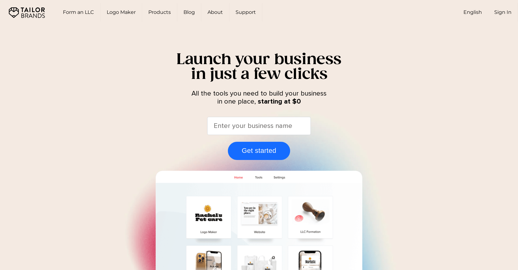 Tailor Brands Logo Maker