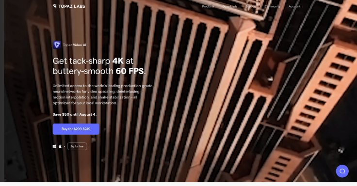 Topaz Video AI