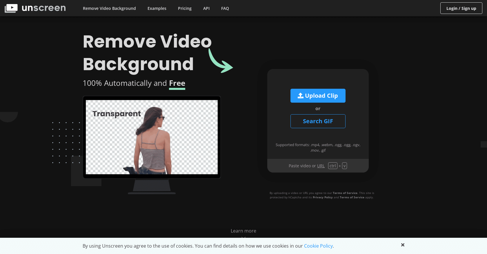 Unscreen AI: Video Background Remover