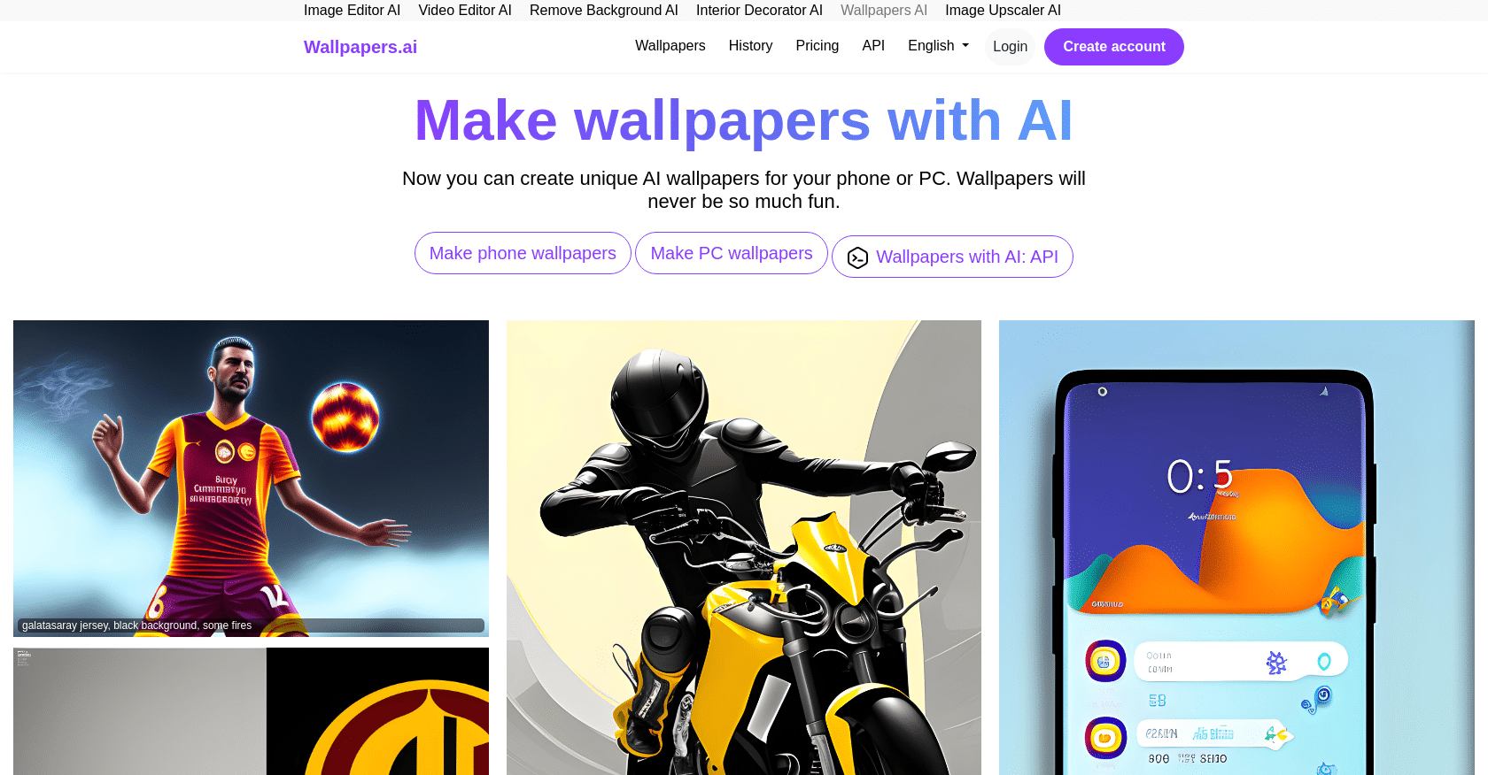 Wallpapers AI: Make Wallpapers with AI