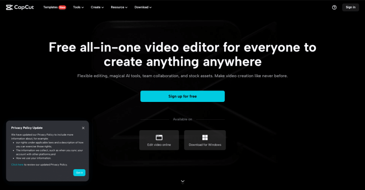 CapCut - Video Editor Free Download