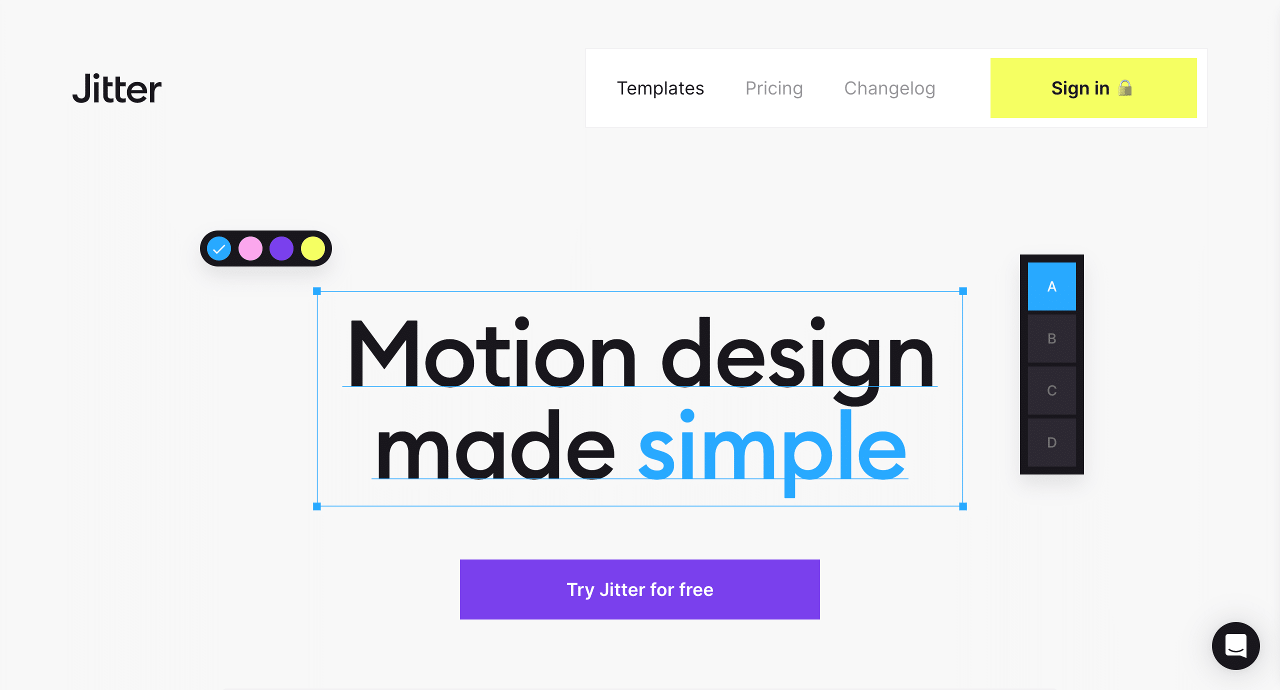 Jitter Fast and simple motion design tool