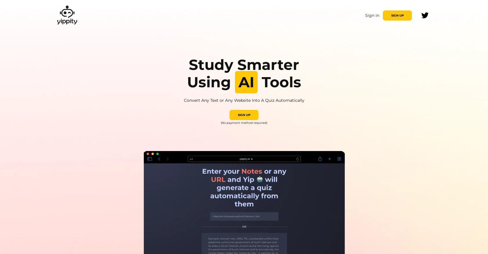 Yippity: AI Question Generator