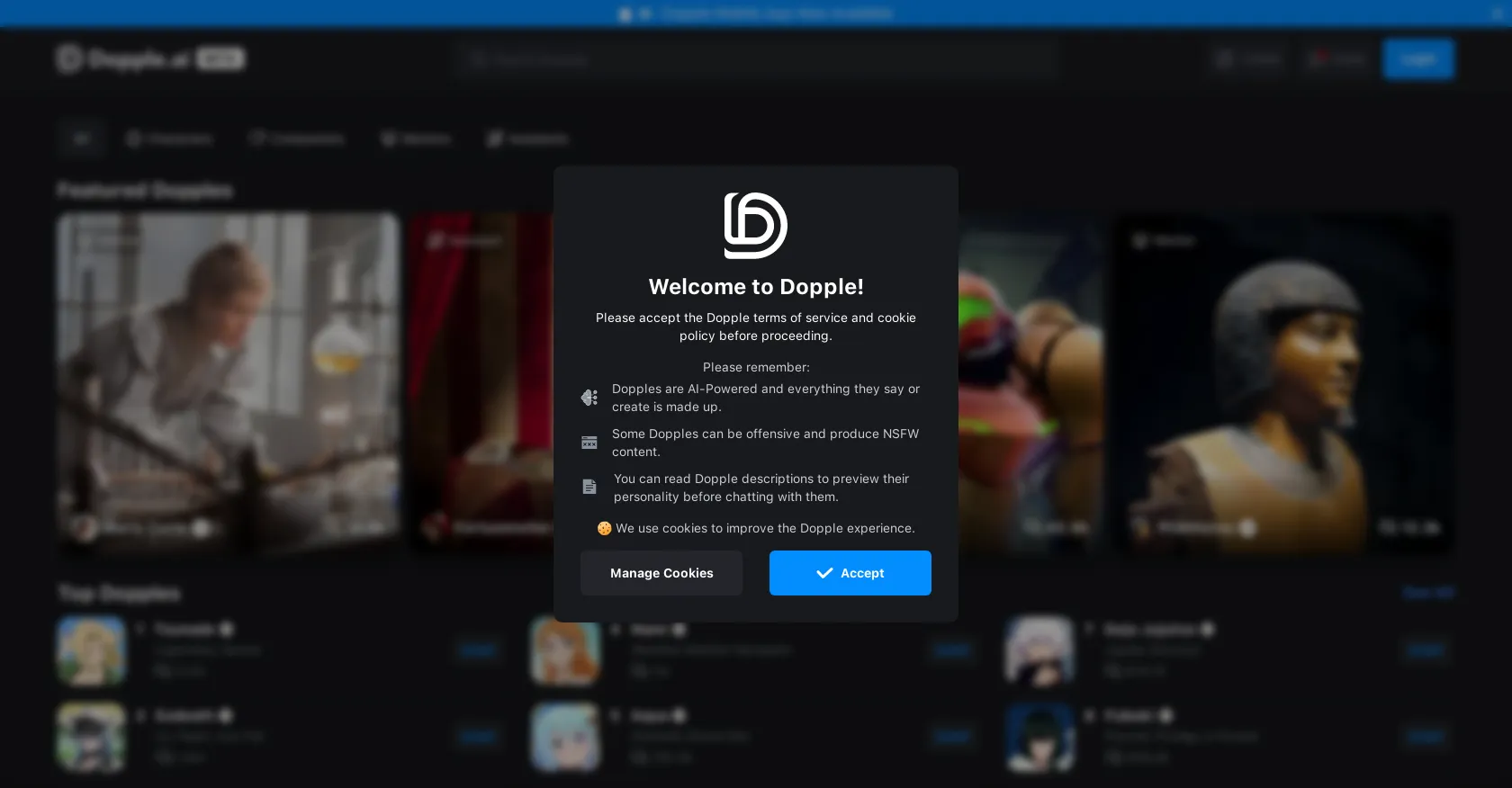 Dopple AI: AI Character Chatbot