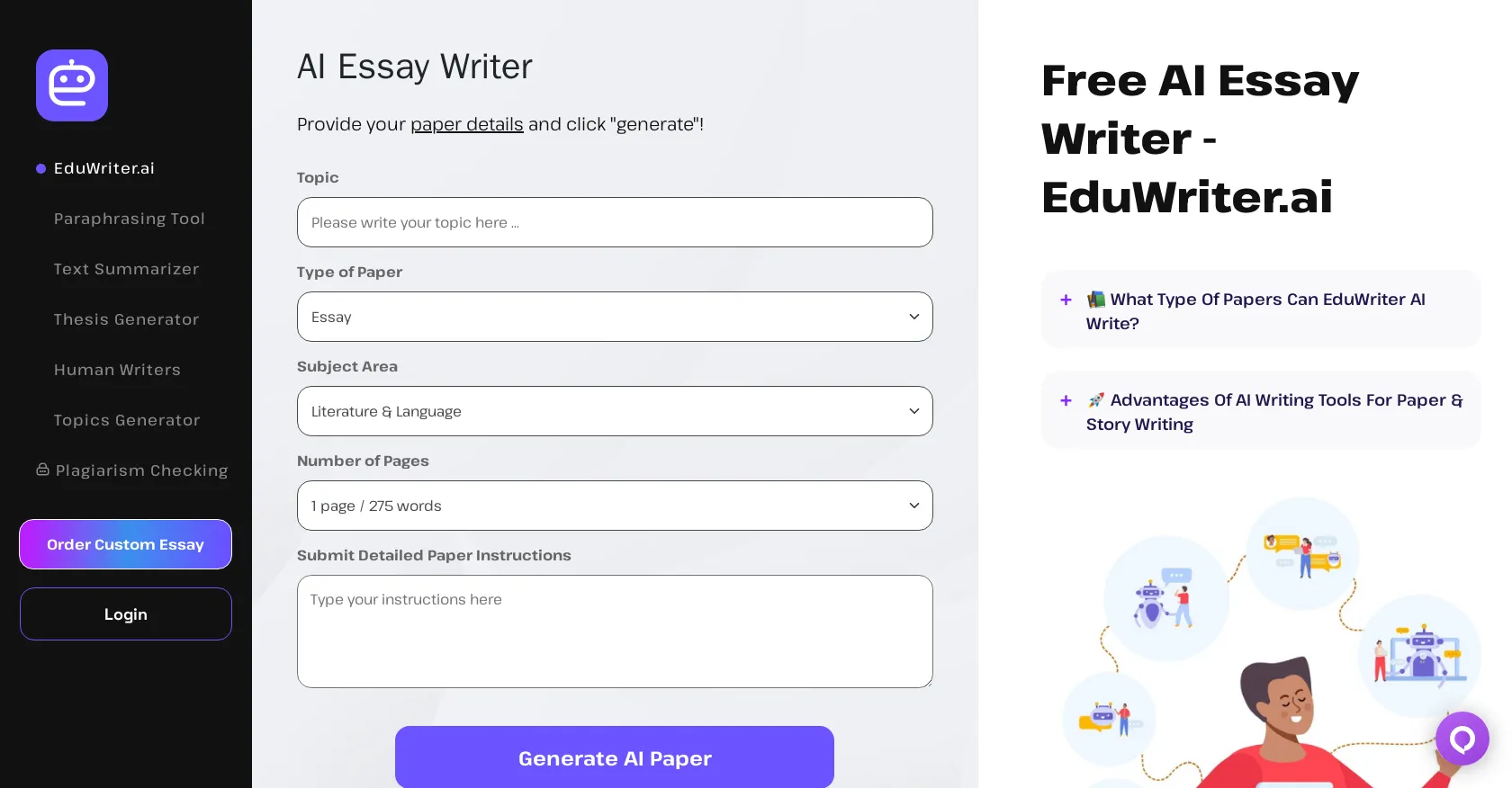 Eduwriter AI