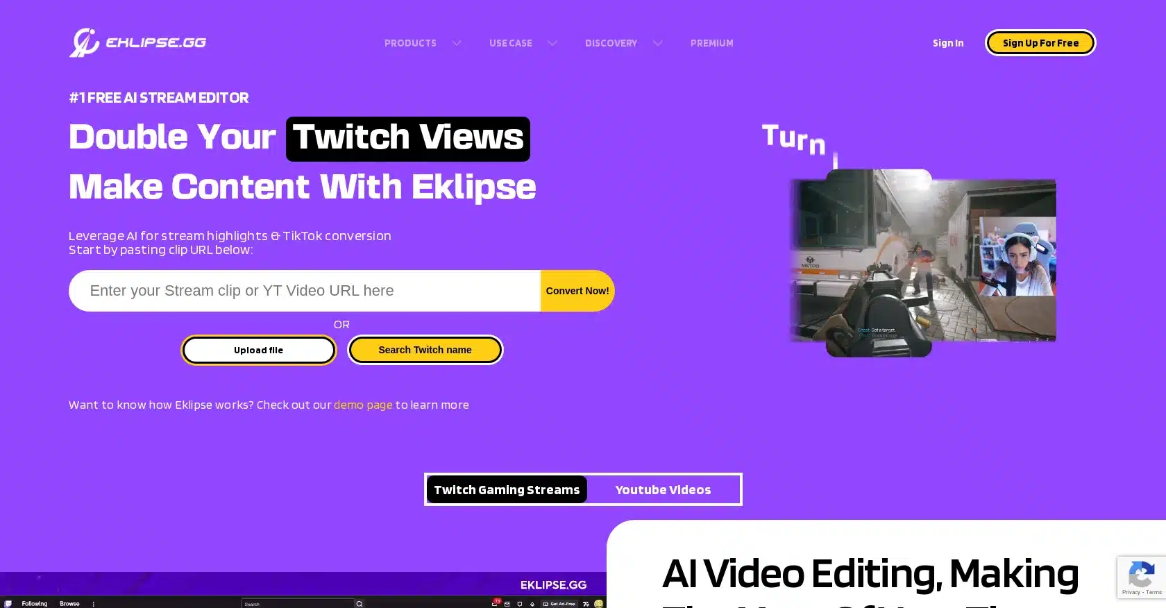 Eklipse GG: Free AI Stream Editor