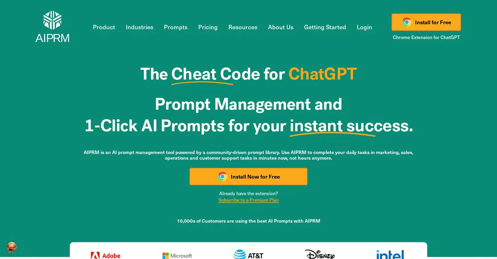 AIPRM For ChatGPT: Best Chrome Extension Prompt Marketplace