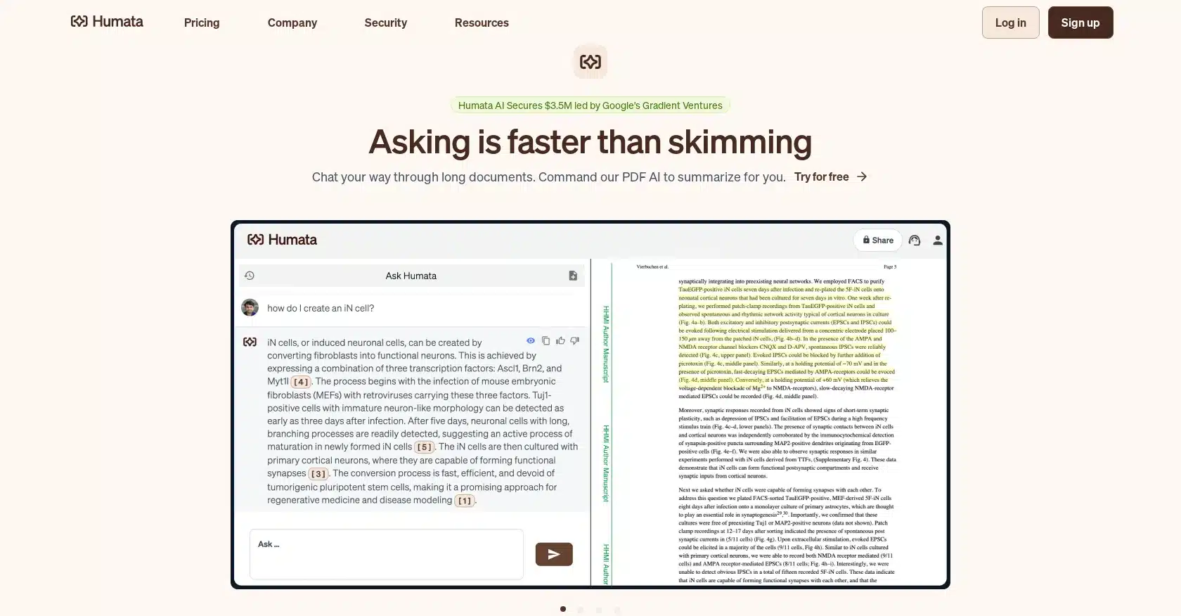 Humata AI: Understand PDFs in Seconds - Review 2024