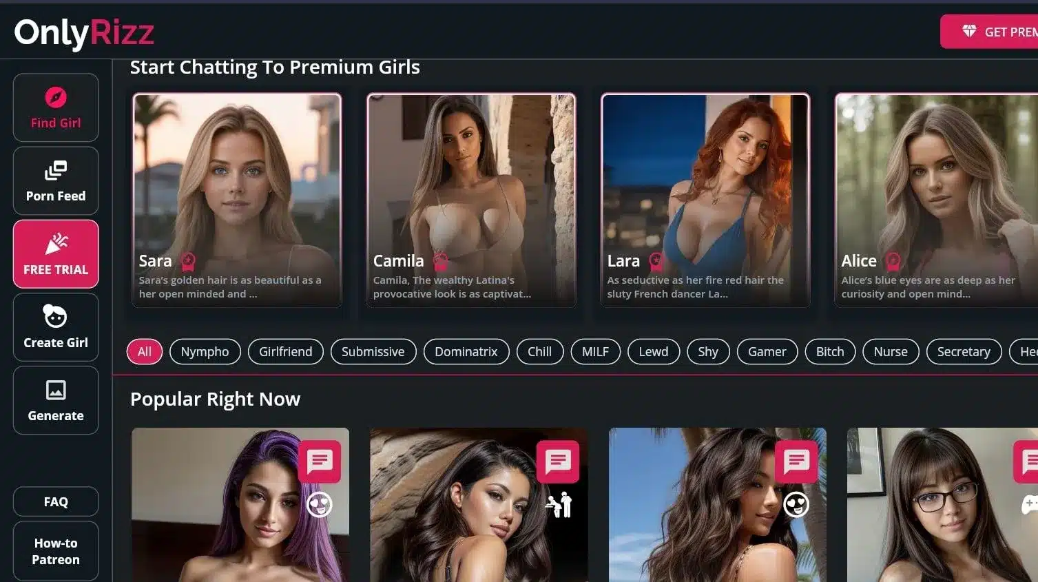 Onlyrizz AI: AI Virtual Grilfriend Chat