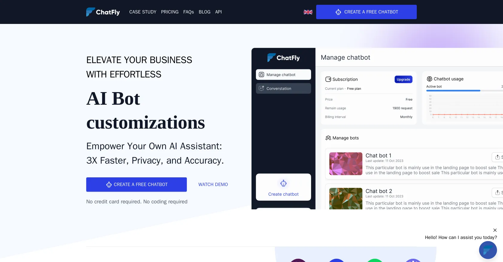 ChatFly AI Chatbot: Create Chatbots in Minutes