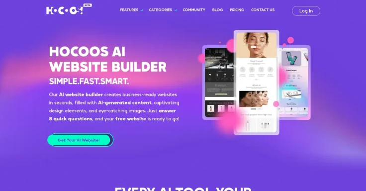 Hocoos AI Website Builder