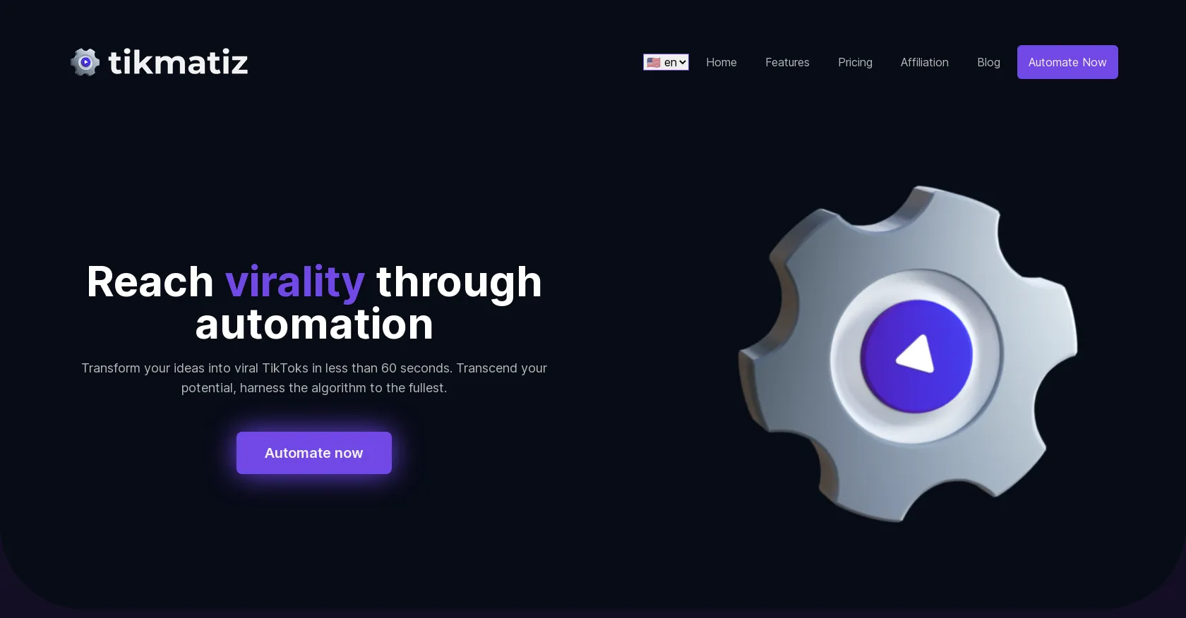 TikMatiz: TikTok Short Video Generator