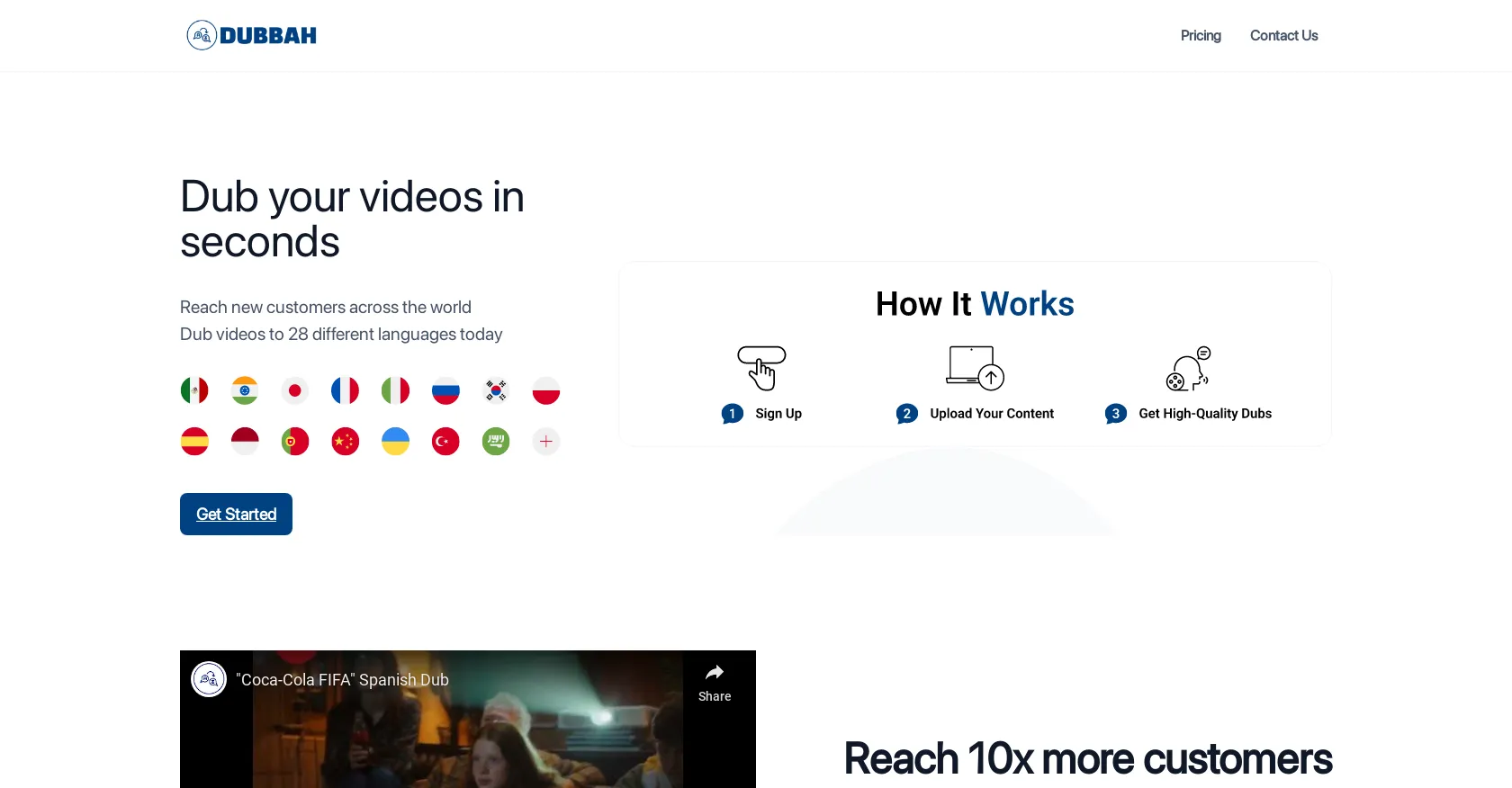 Dubbah AI: Short Form Video Dubbing