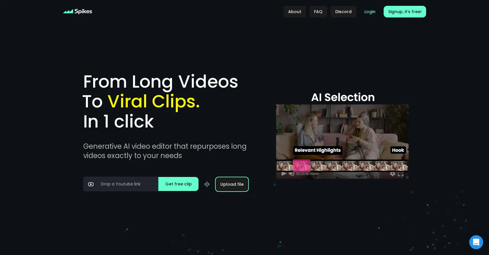 Spikes Studio: Long Videos To Viral Clips
