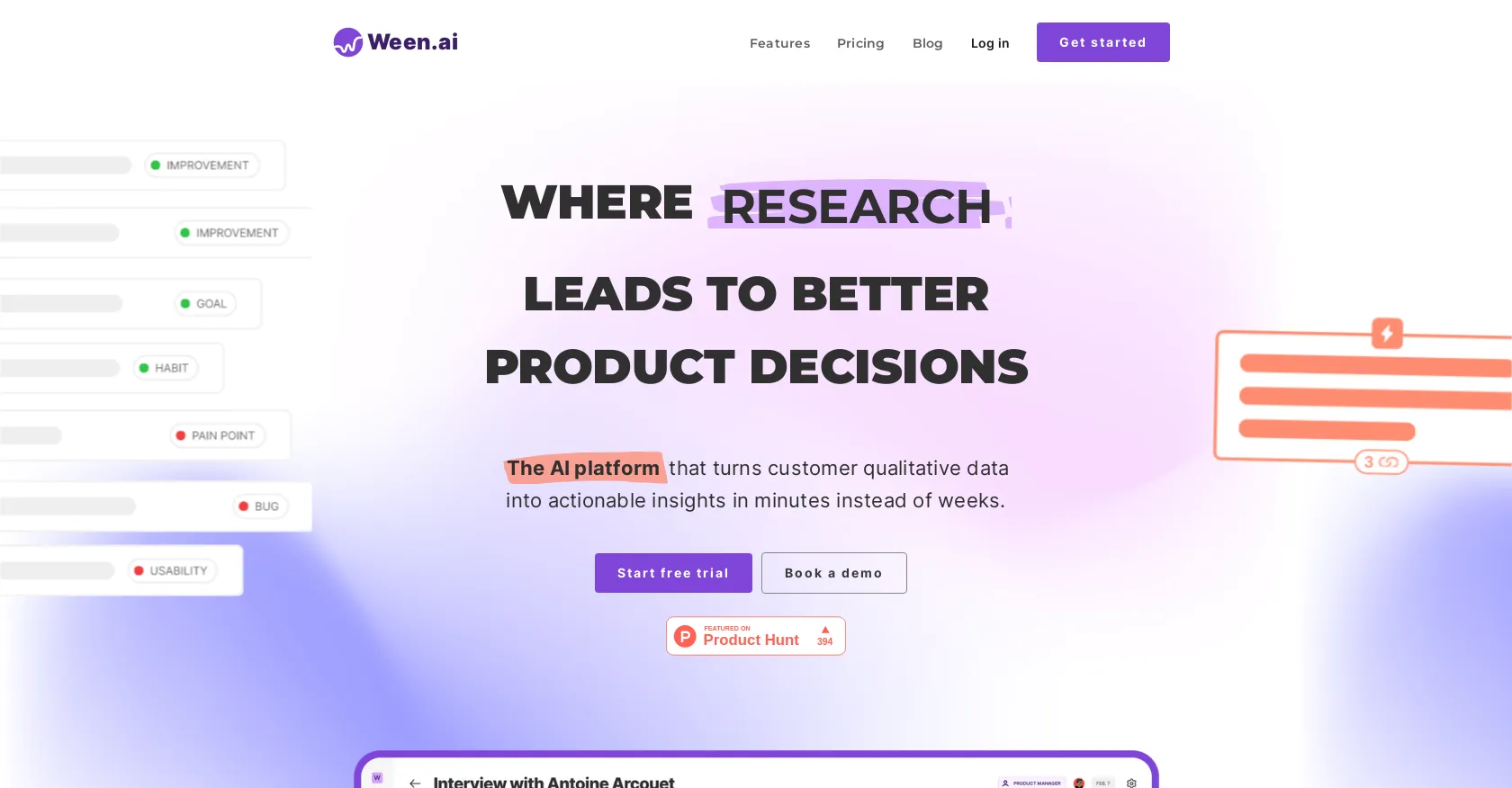 Ween AI: Customer Feedback Analysis