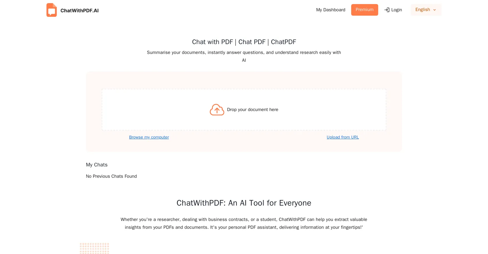 Chatwithpdf chat with pdf file
