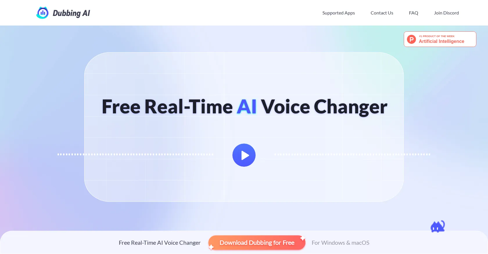 Dubbing ai free real time voice changer