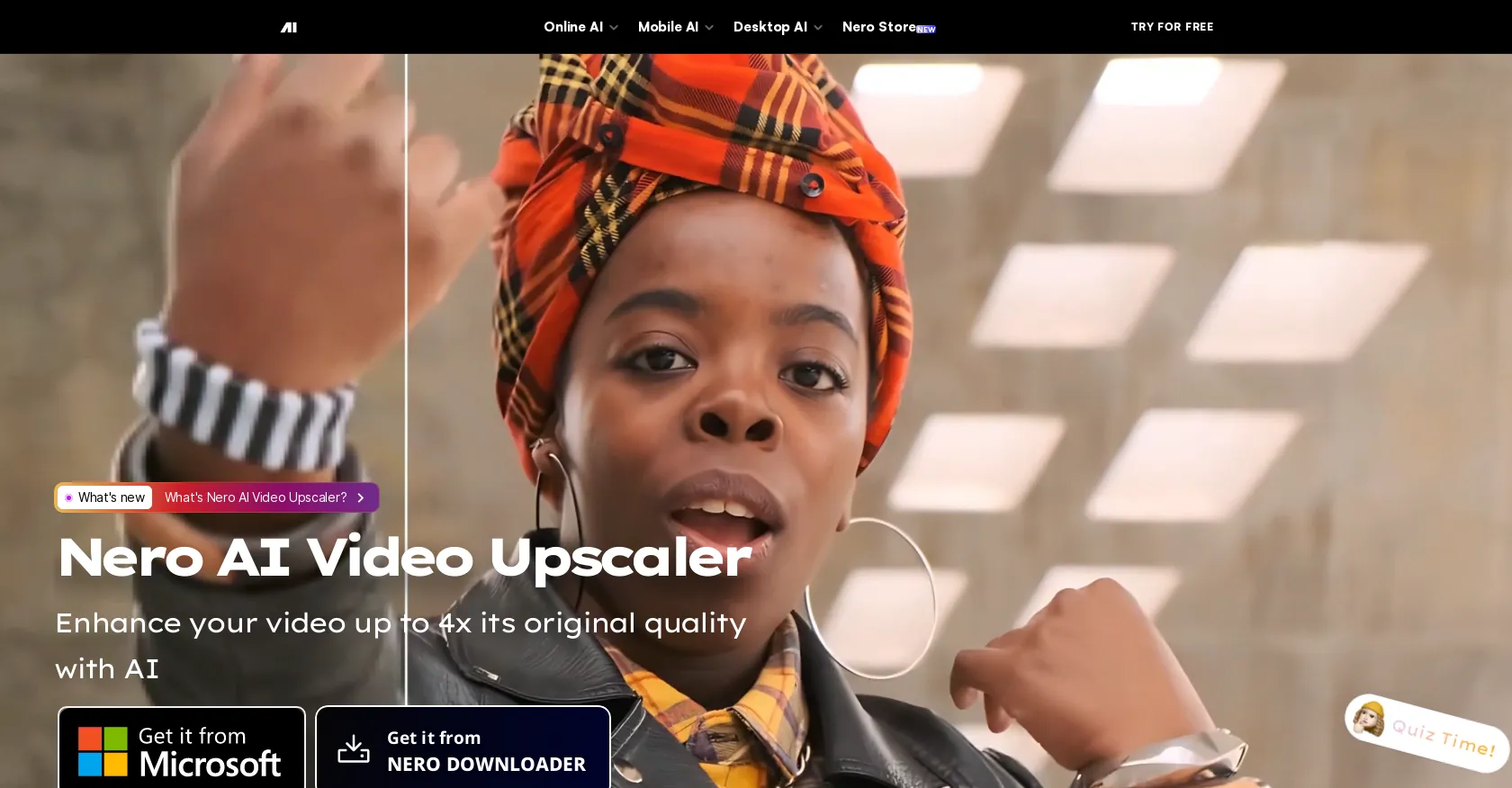 Nero ai video upscaler