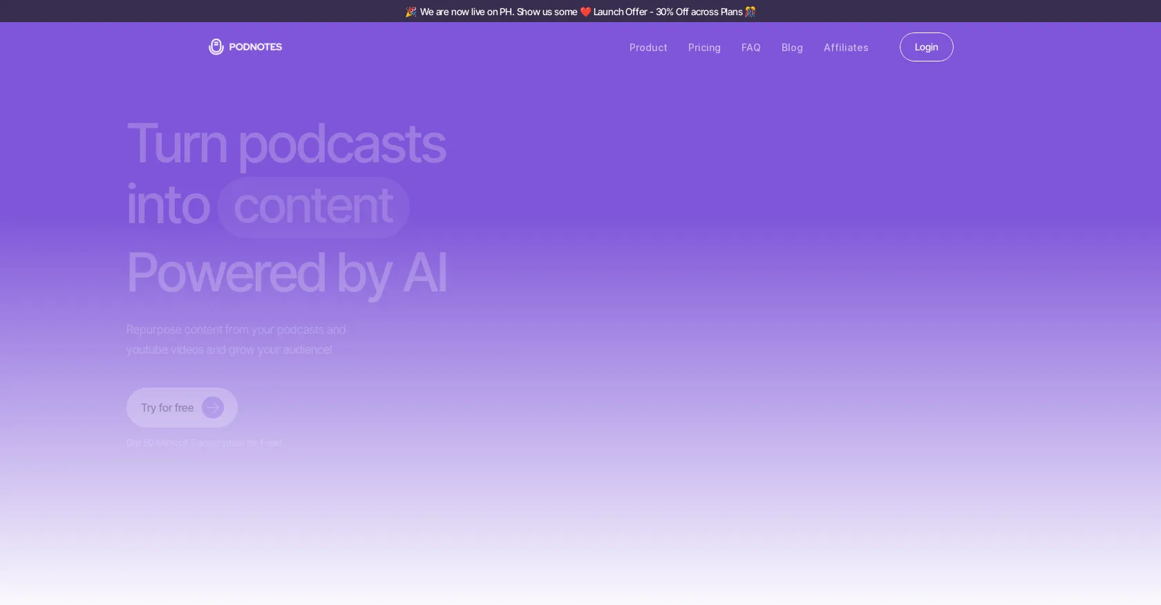 Podnotes convert podcasts audio videos into transcripts