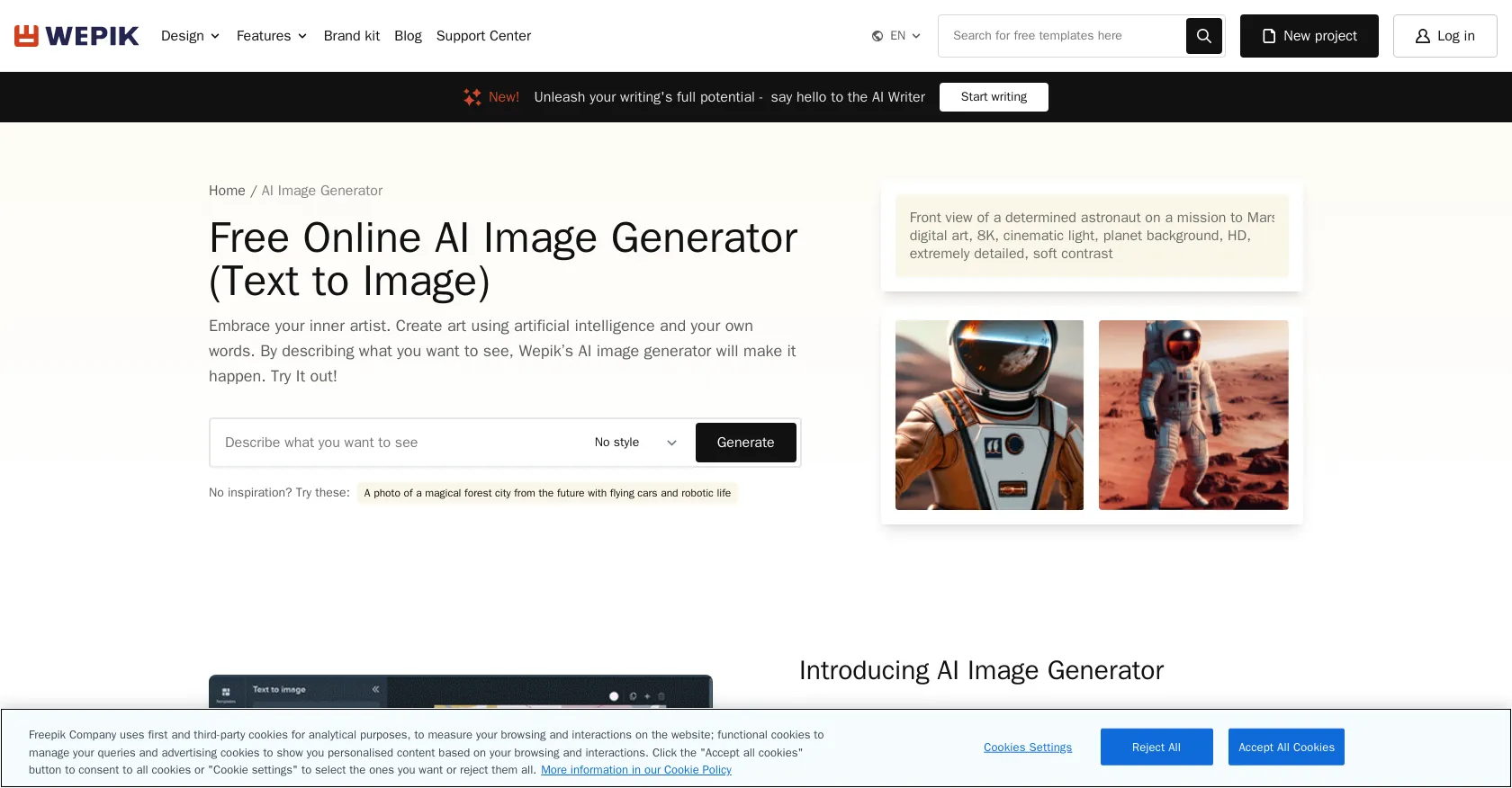 Wepik AI: Free Online AI Image Generator